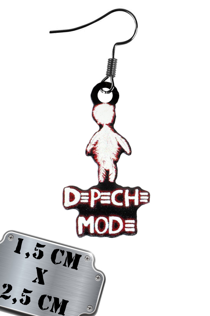 Серьга Depeche Mode - фото 1 - rockbunker.ru