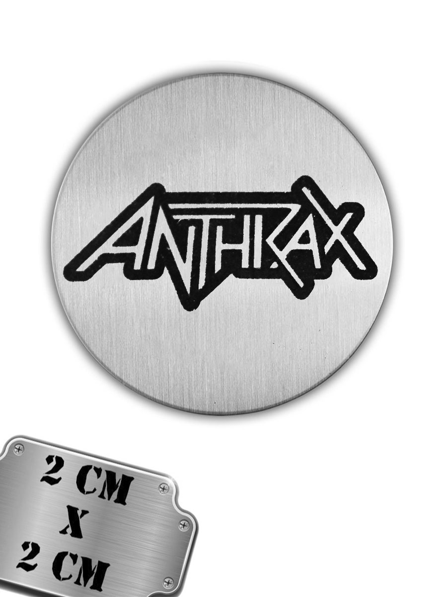 Значок-пин Anthrax - фото 1 - rockbunker.ru