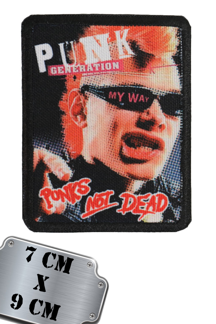 Нашивка RockMerch Punks not dead - фото 1 - rockbunker.ru