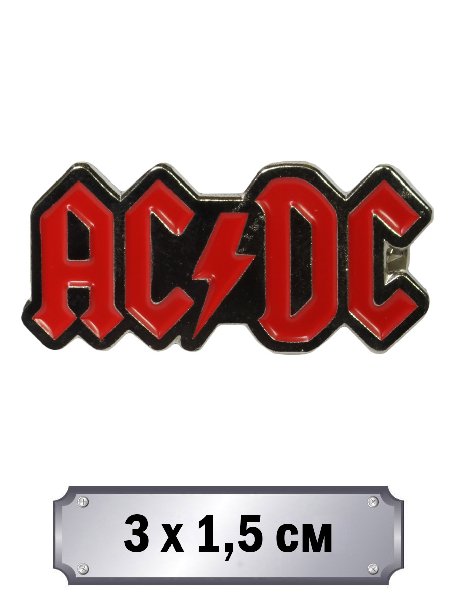 Значок AC DC - фото 1 - rockbunker.ru