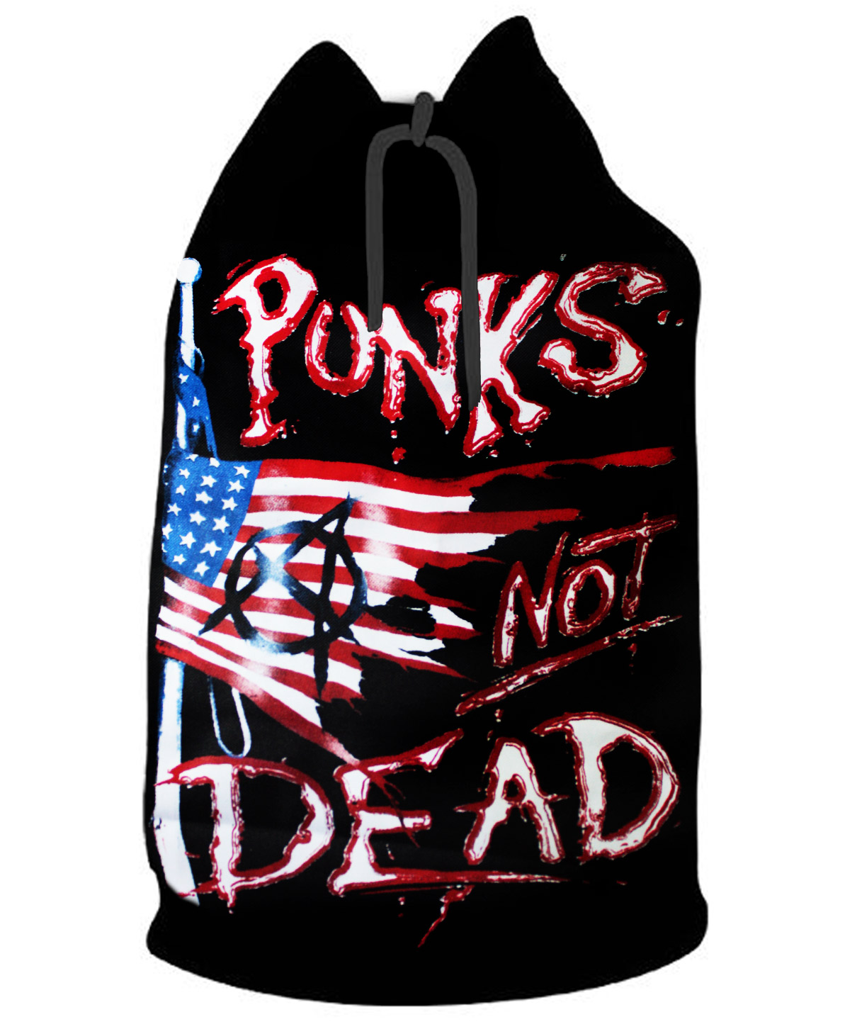 Торба Punks Not Dead текстильная - фото 1 - rockbunker.ru