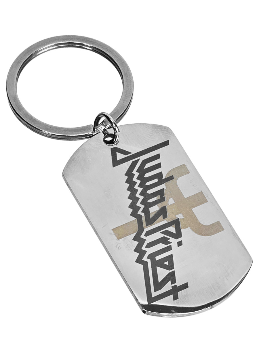 Брелок-жетон RockMerch с гравировкой Judas Priest - фото 1 - rockbunker.ru