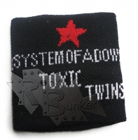 Напульсник System of a Down Toxic Twins - фото 1 - rockbunker.ru
