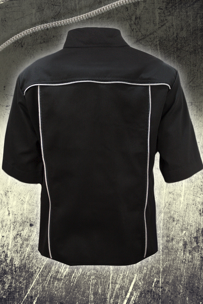 Рубашка Hacker 007 с короткими рукавами - фото 2 - rockbunker.ru