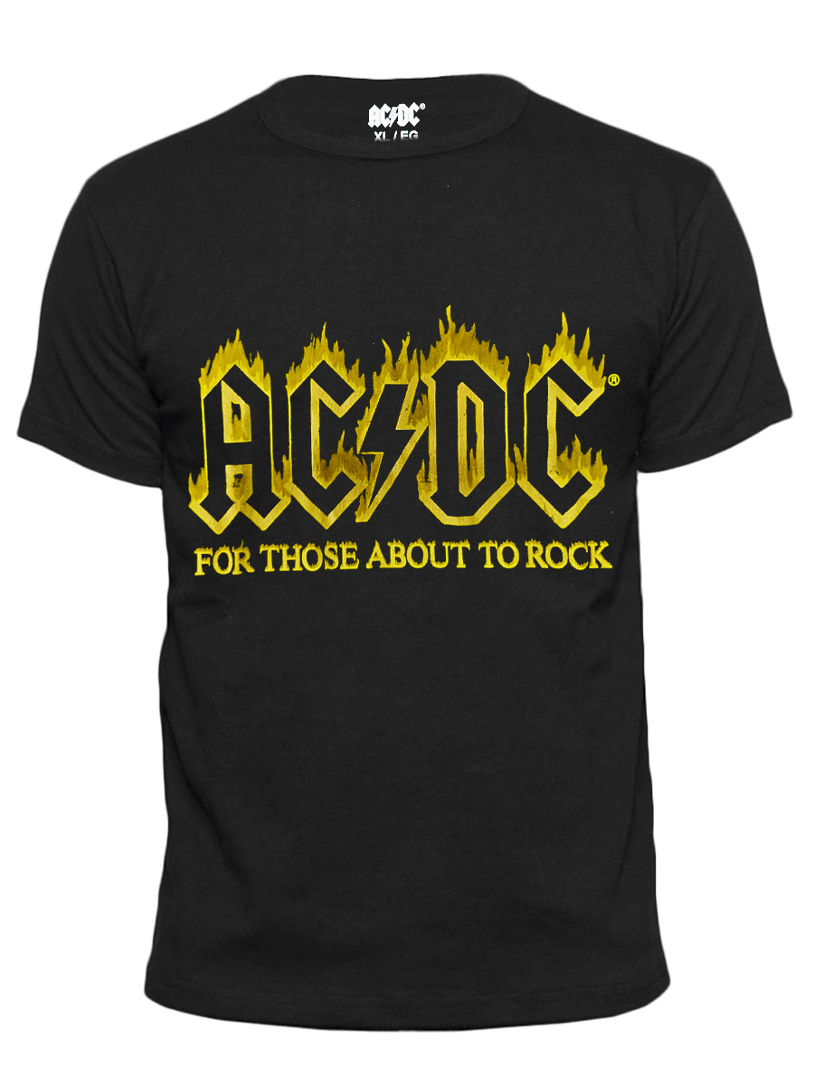 Футболка AC DC For Those About to Rock  - фото 1 - rockbunker.ru