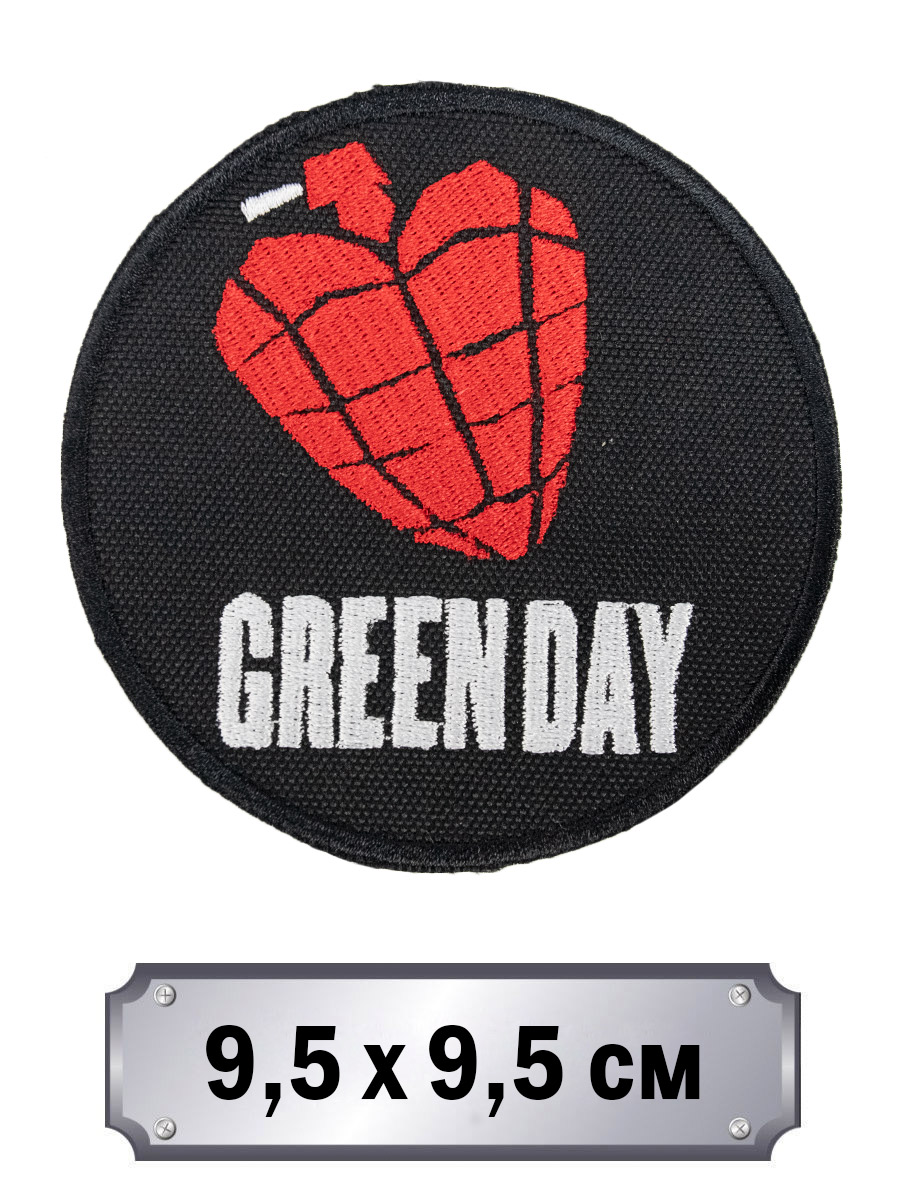 Нашивка RockMerch Green Day - фото 1 - rockbunker.ru