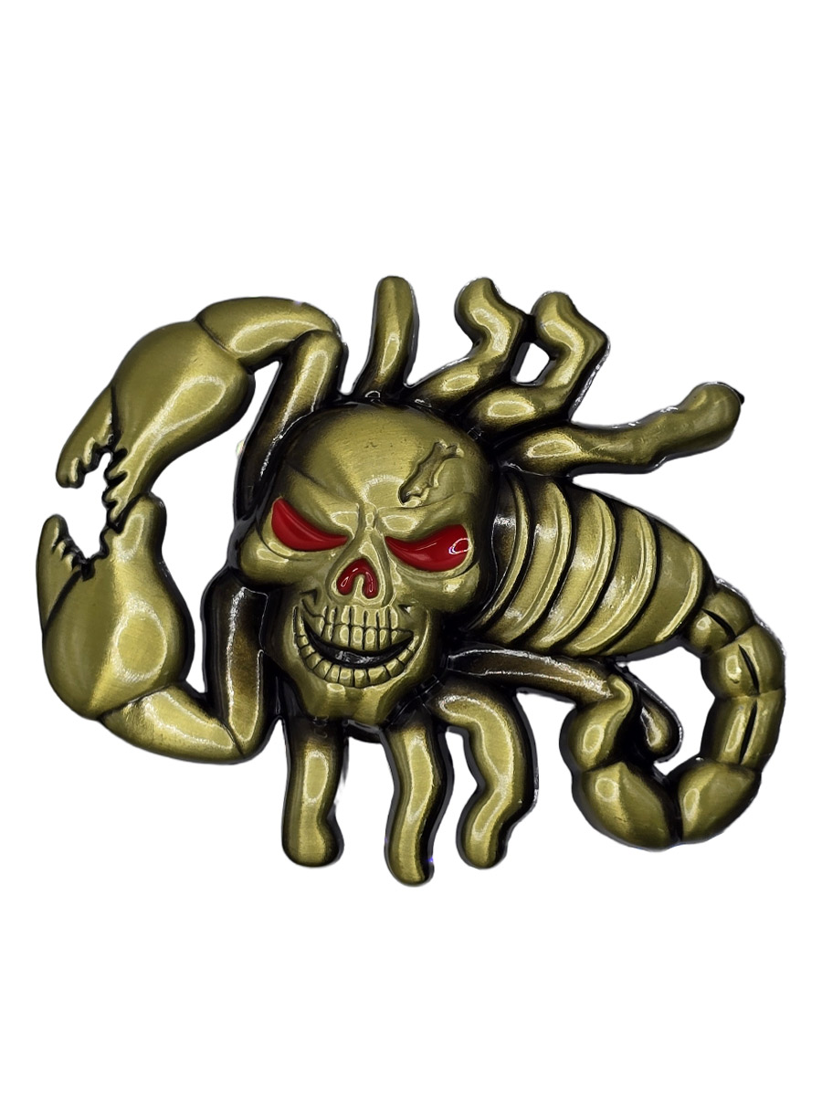 Пряжка Скорпион - фото 1 - rockbunker.ru