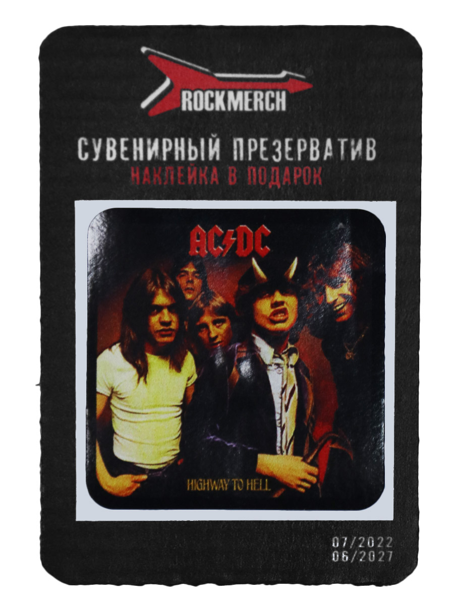 Презерватив RockMerch AC DC Highway To Hell - фото 2 - rockbunker.ru