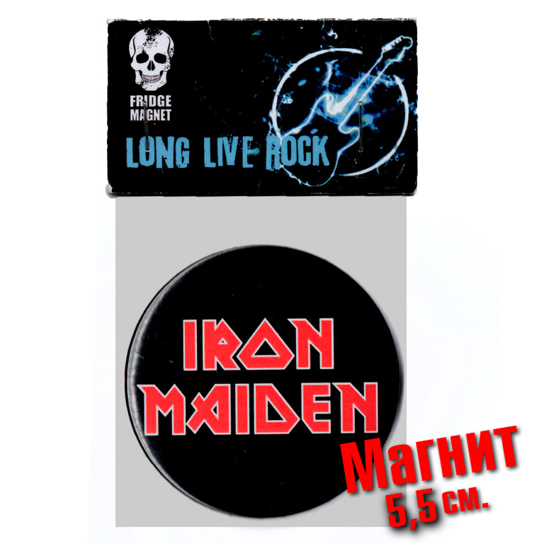 Магнит RockMerch Iron Maiden - фото 2 - rockbunker.ru