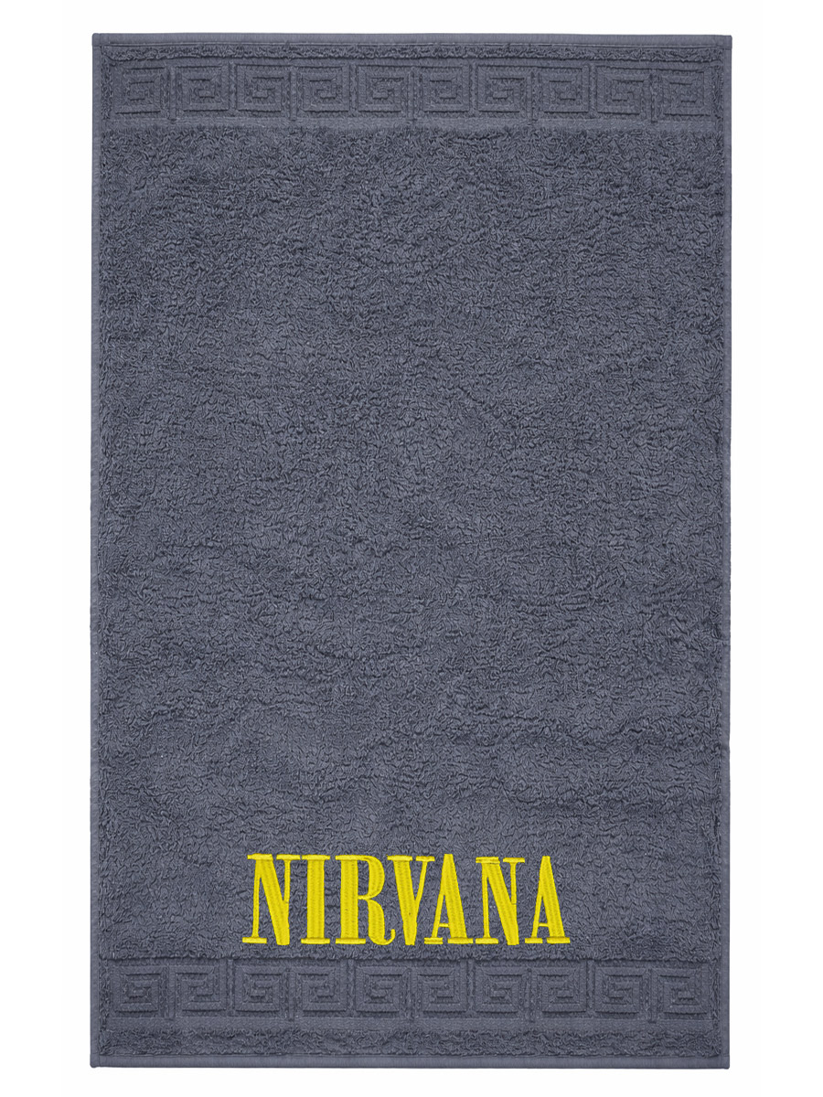 Полотенце Rock Merch Большое Nirvana - фото 1 - rockbunker.ru