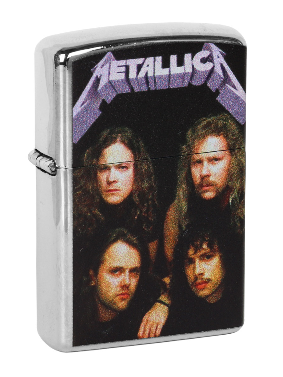 Зажигалка RockMerch с принтом Metallica - фото 1 - rockbunker.ru