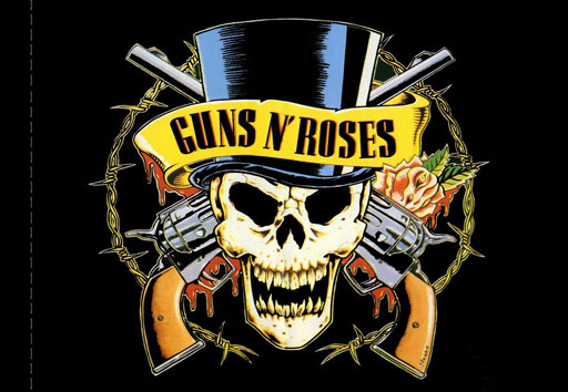 Флаг Guns n Roses - фото 1 - rockbunker.ru