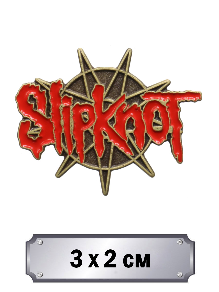 Значок Slipknot - фото 1 - rockbunker.ru