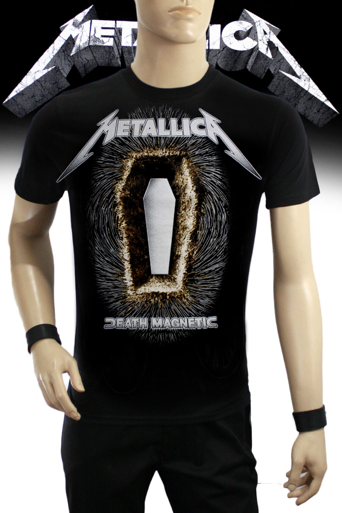 Футболка Hot Rock Metallica Death Magnetic - фото 1 - rockbunker.ru