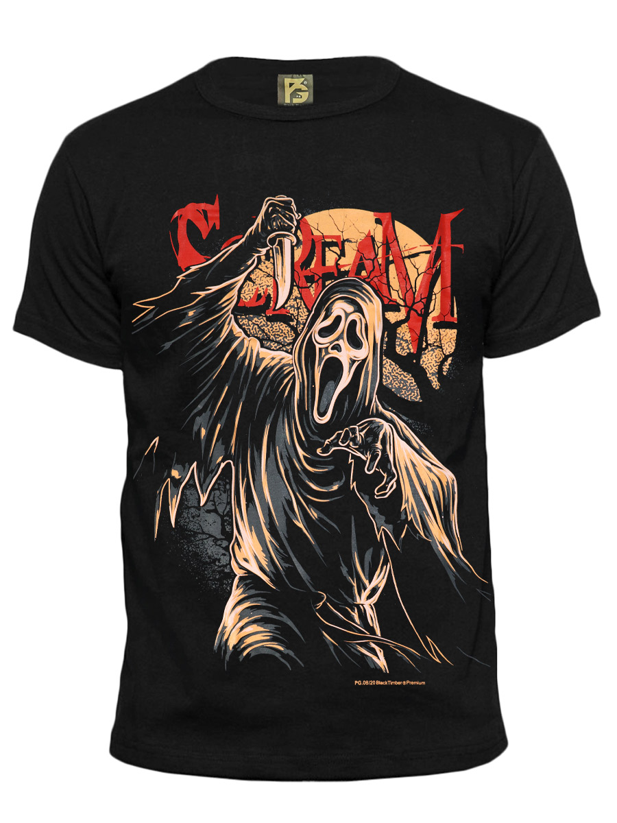 Футболка Black Timber Ghostface  - фото 1 - rockbunker.ru