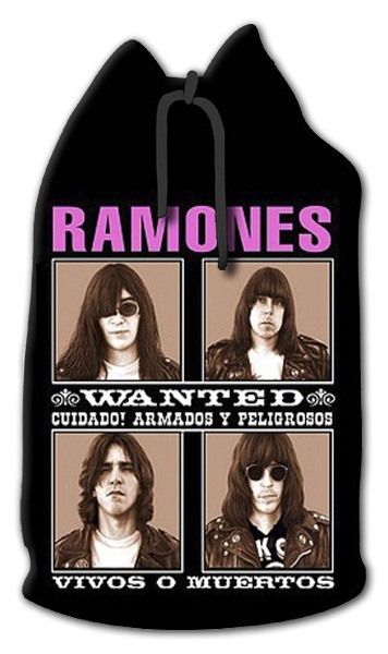 Торба Ramones Wanted текстильная - фото 1 - rockbunker.ru