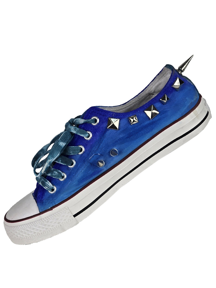 Кеды кастомные - фото 3 - rockbunker.ru