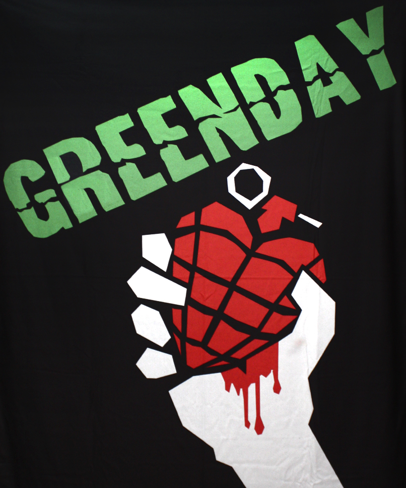 Плед Green Day - фото 1 - rockbunker.ru
