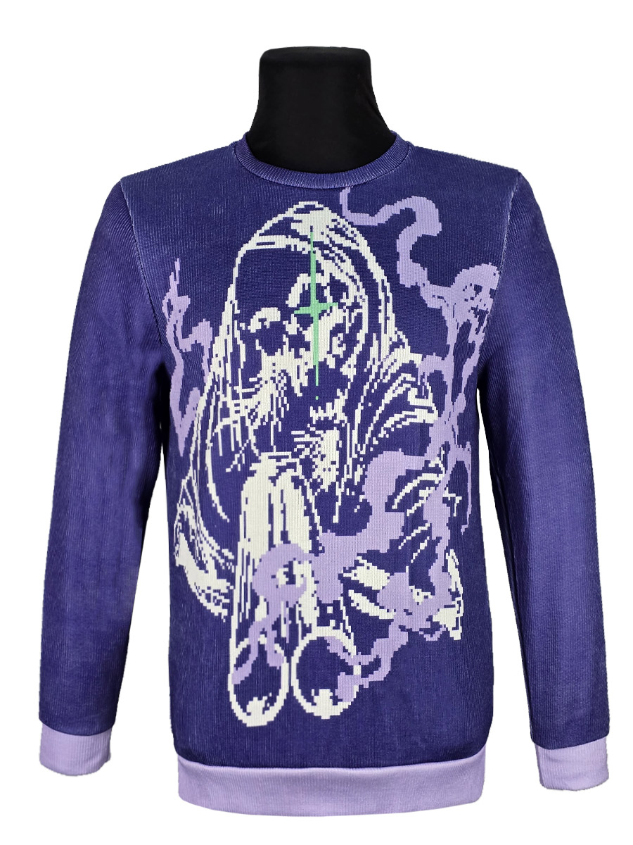 Джемпер "Череп в терновом венце"  - фото 1 - rockbunker.ru