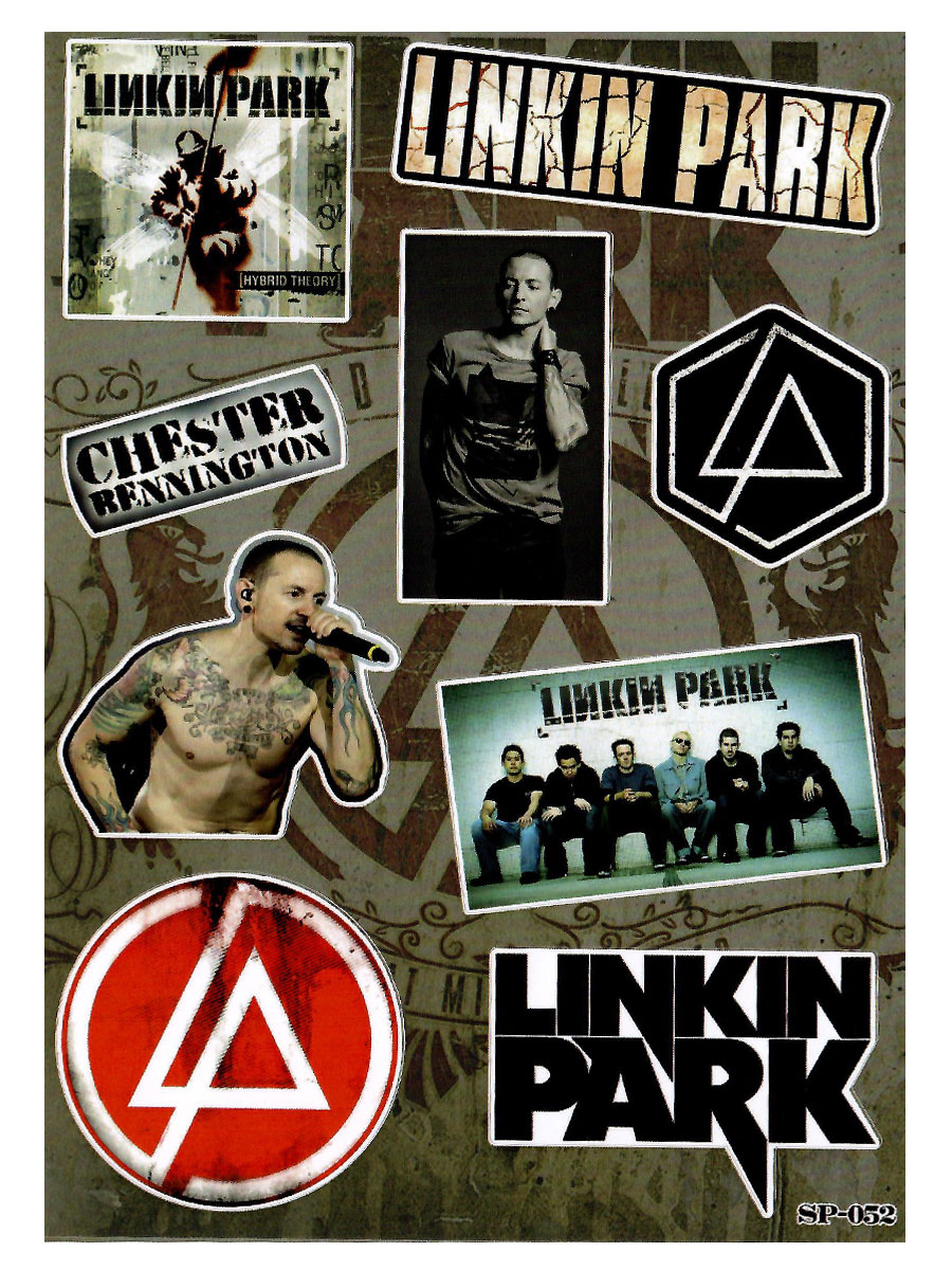 Набор стикеров Linkin Park - фото 2 - rockbunker.ru