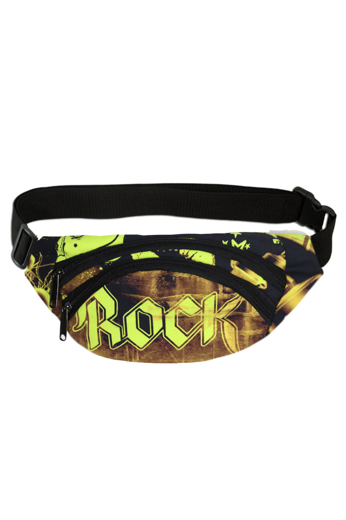 Сумка на пояс Full Print Rock Yellow - фото 1 - rockbunker.ru