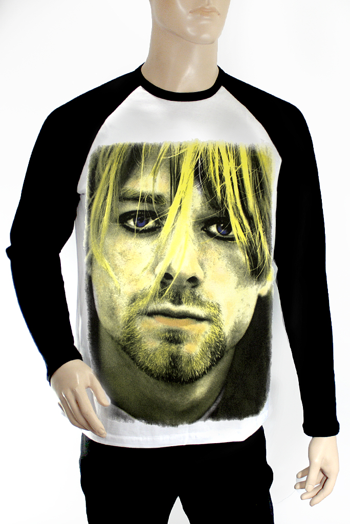 Лонгслив Kurt Cobain - фото 1 - rockbunker.ru