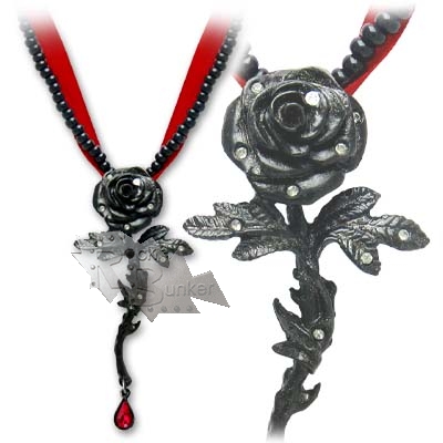 Кулон Alchemy Gothic P560 Rose of Passion - фото 1 - rockbunker.ru