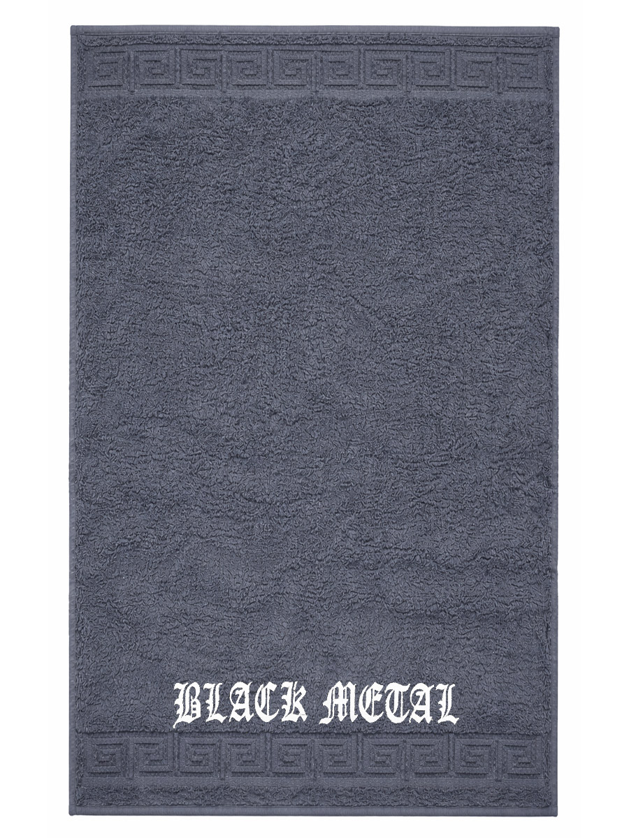 Полотенце Rock Merch Большое Black Metal - фото 1 - rockbunker.ru