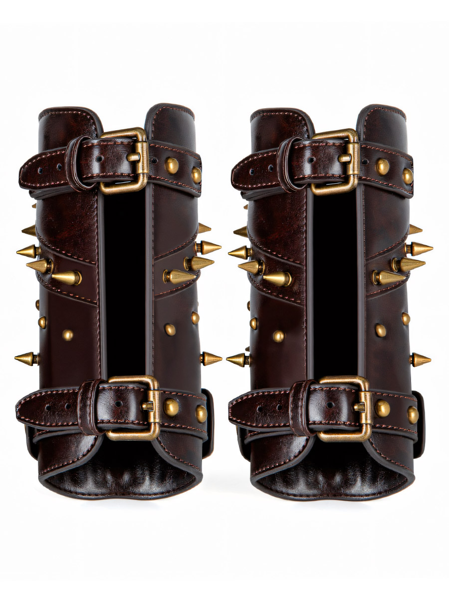 Наруч Стимпанк Парный. Шипы - фото 2 - rockbunker.ru
