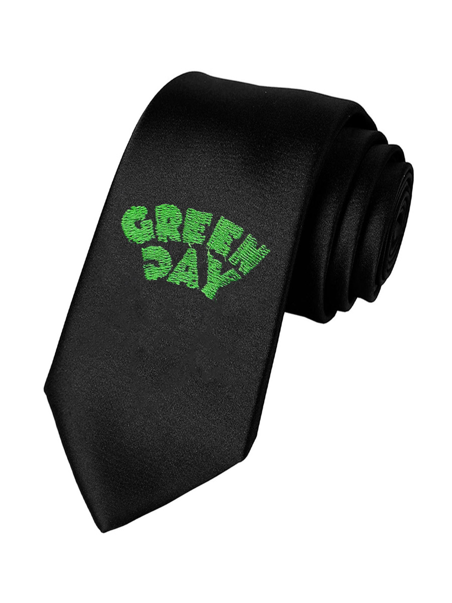 Галстук Green Day - фото 1 - rockbunker.ru