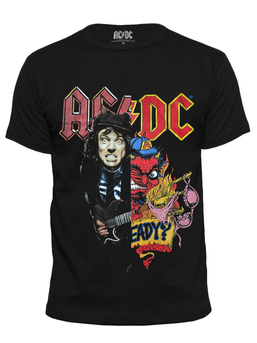 Футболка AC DC Коллаж - фото 1 - rockbunker.ru