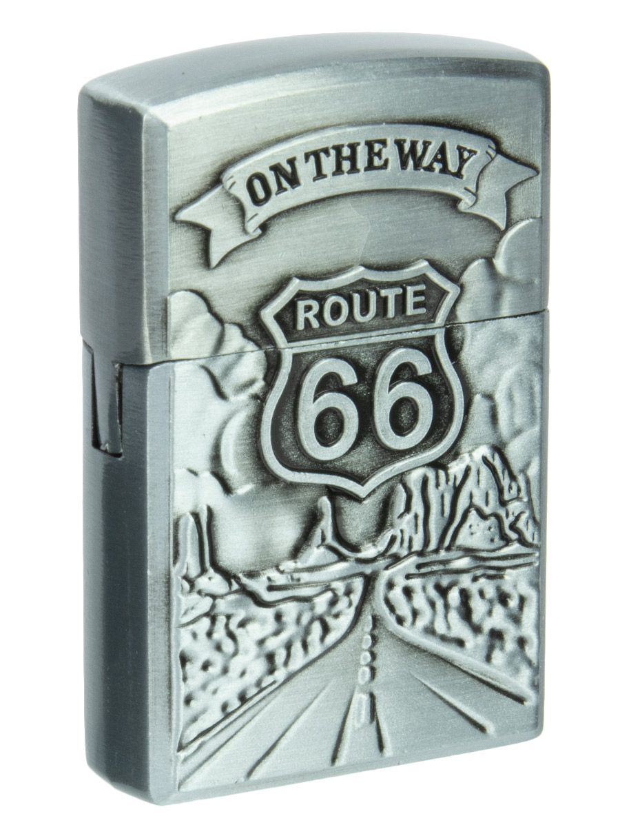 Зажигалка Route 66 - фото 1 - rockbunker.ru