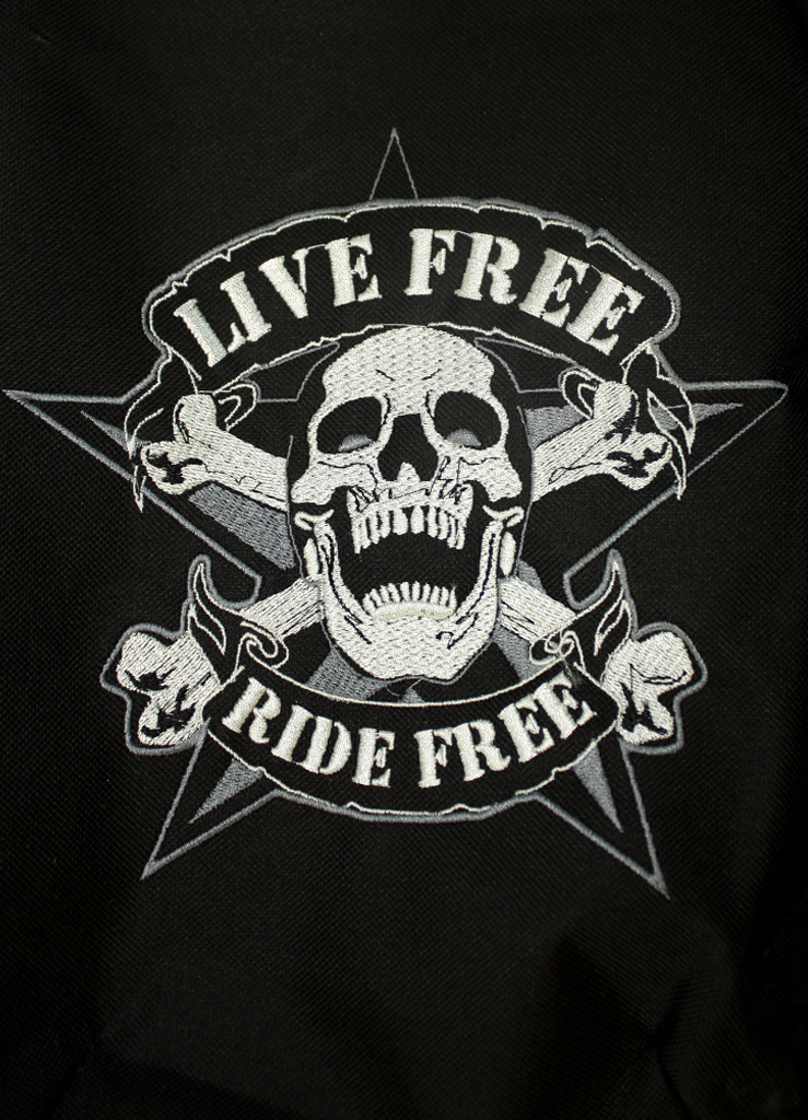Рюкзак Live free Ride free текстильный - фото 2 - rockbunker.ru