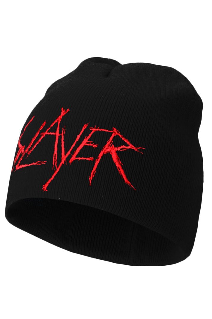 Шапка с вышивкой Slayer - фото 1 - rockbunker.ru