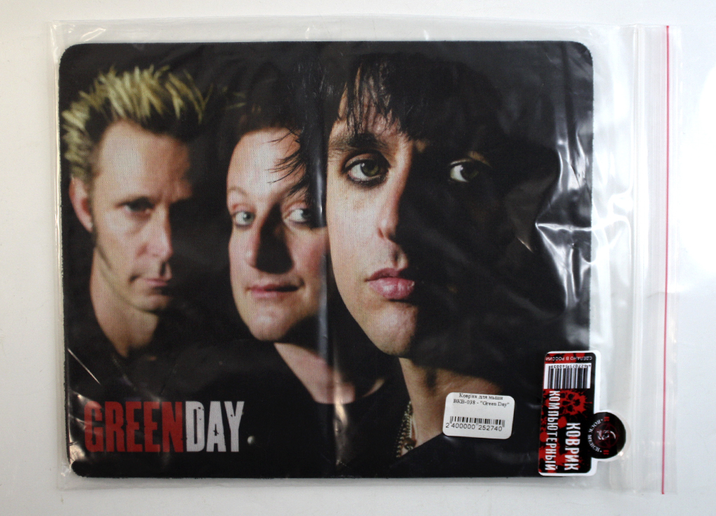 Коврик для мыши RockMerch Green Day - фото 2 - rockbunker.ru