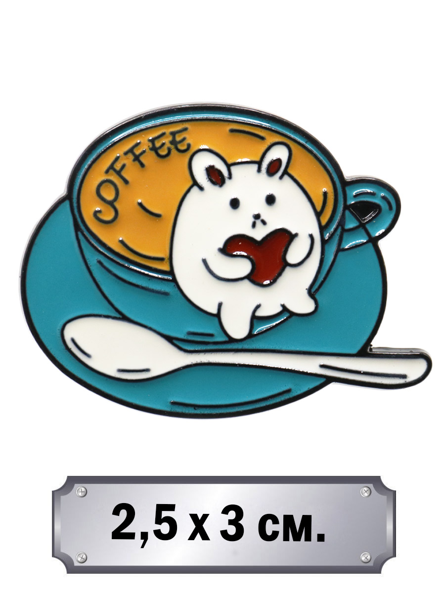 Значок Coffee - фото 1 - rockbunker.ru