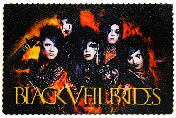 Кожаная нашивка Black Veil Brides - фото 1 - rockbunker.ru