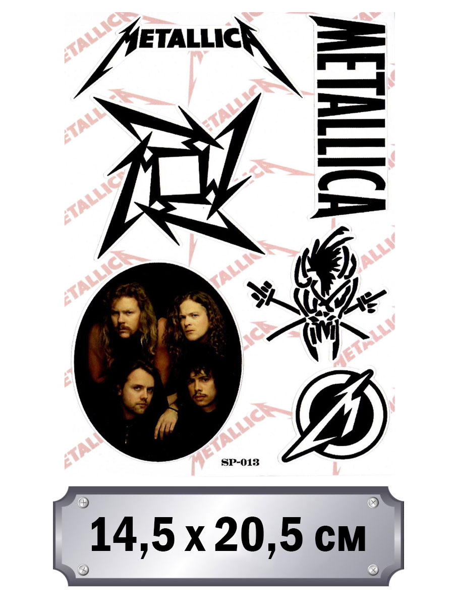 Набор стикеров Metallica - фото 1 - rockbunker.ru