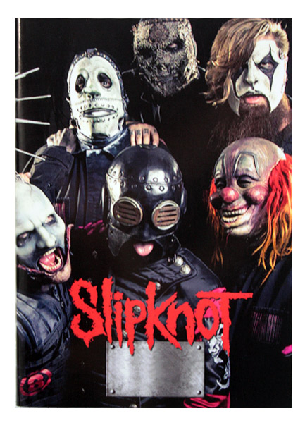 Тетрадь RockMerch Slipknot - фото 1 - rockbunker.ru