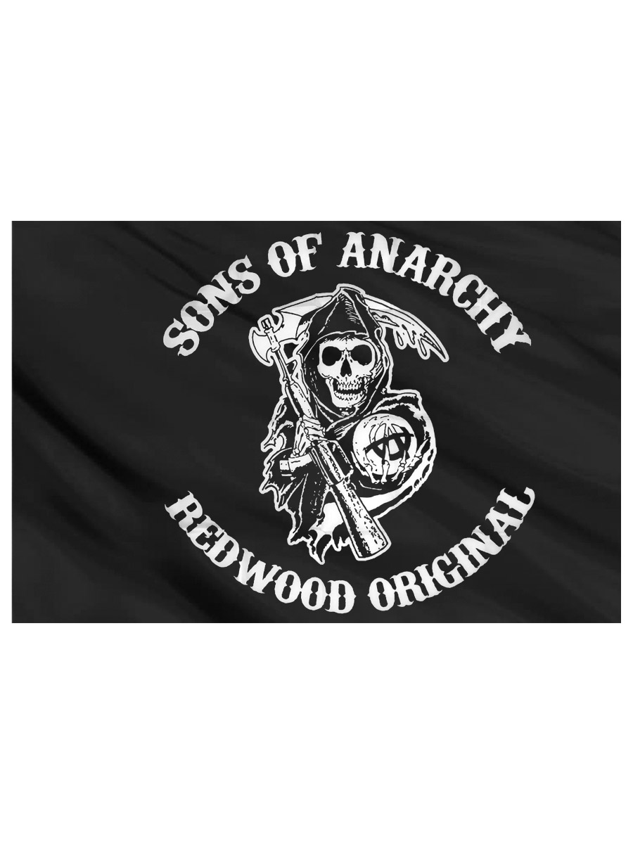Флаг Sons of Anarchy - фото 2 - rockbunker.ru