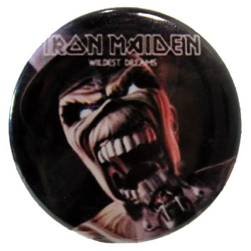 Значок Iron Maiden Wildest dreams - фото 1 - rockbunker.ru