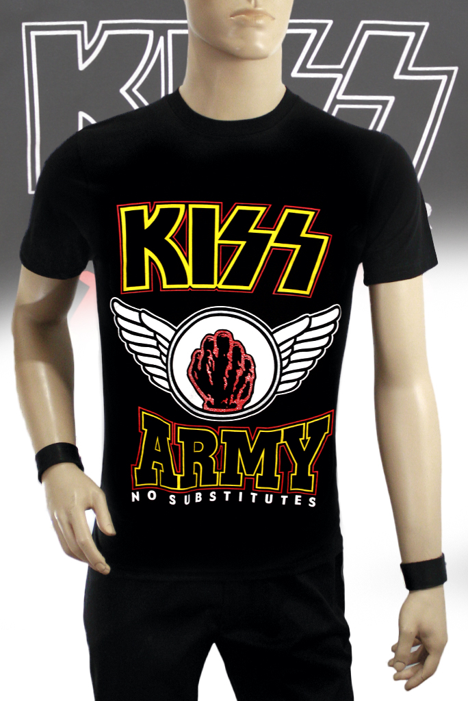 Футболка Rock Eagle Kiss Army - фото 1 - rockbunker.ru