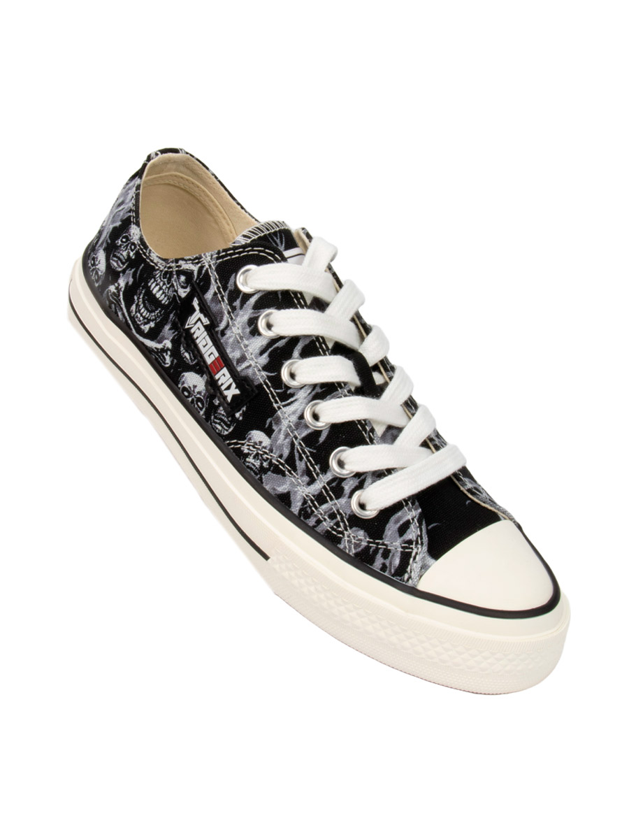 Кеды Triggerix 6 блоков Skull - фото 1 - rockbunker.ru