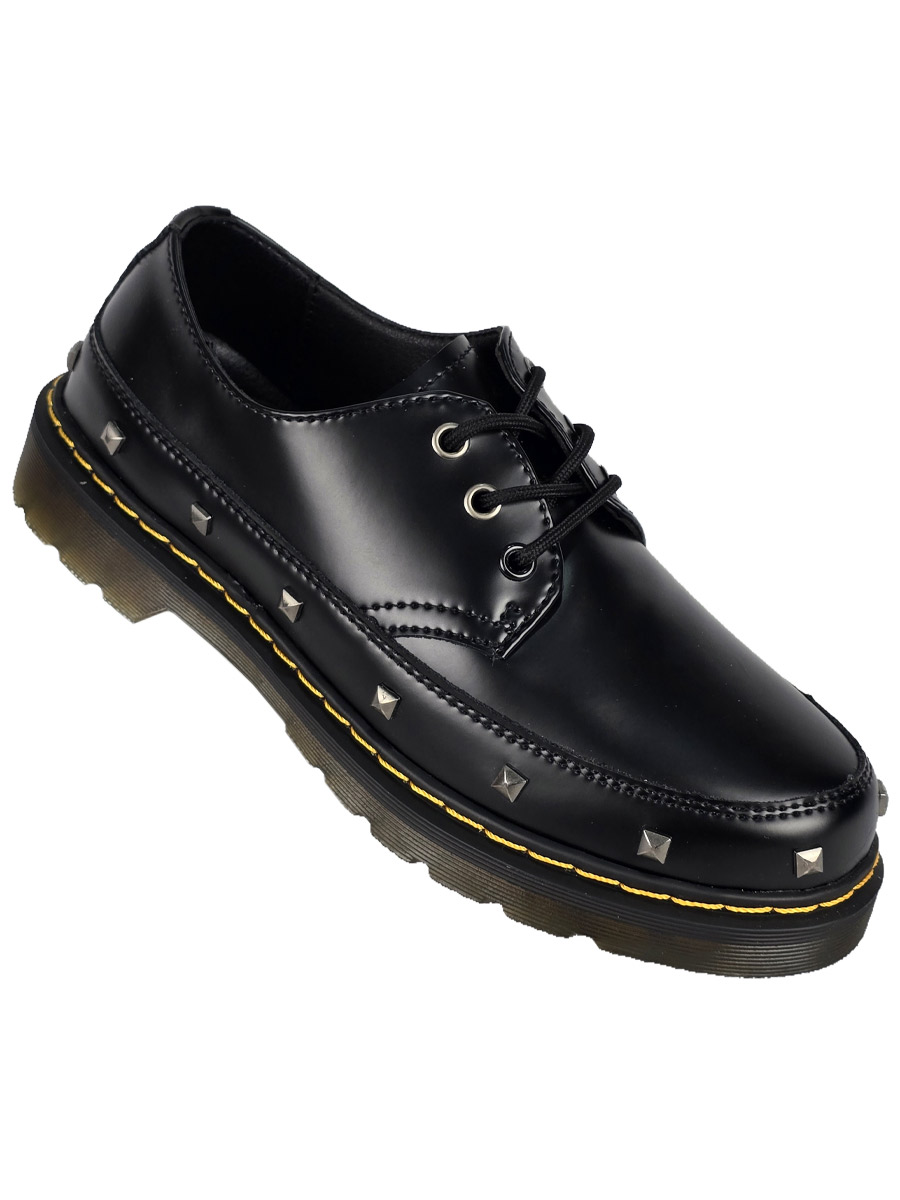 Ботинки Dr.Martens 1461 Stud Ll Black - фото 1 - rockbunker.ru