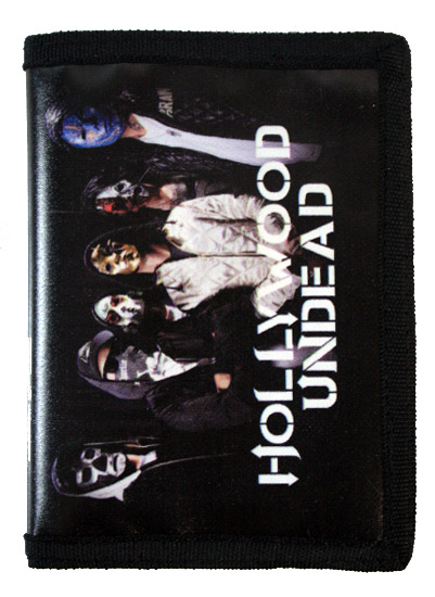 Кошелек Hollywood Undead из кожзаменителя - фото 1 - rockbunker.ru
