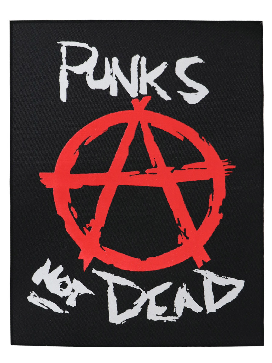 Нашивка Punks Not Dead - фото 1 - rockbunker.ru