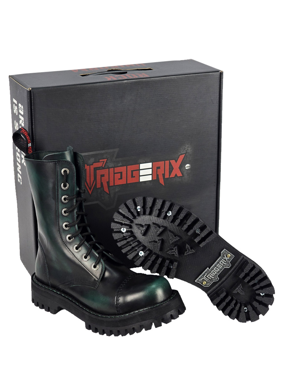 Ботинки Triggerix 910 Зеленые - фото 1 - rockbunker.ru