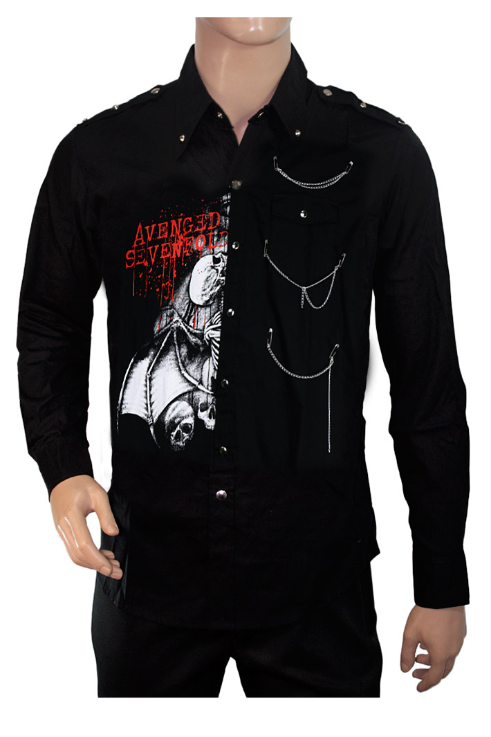 Рубашка Avanged Sevenfold - фото 1 - rockbunker.ru