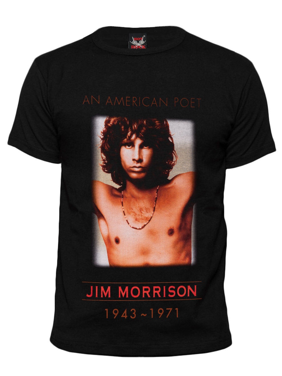 Футболка Hot Rock Jim Morrison - фото 1 - rockbunker.ru