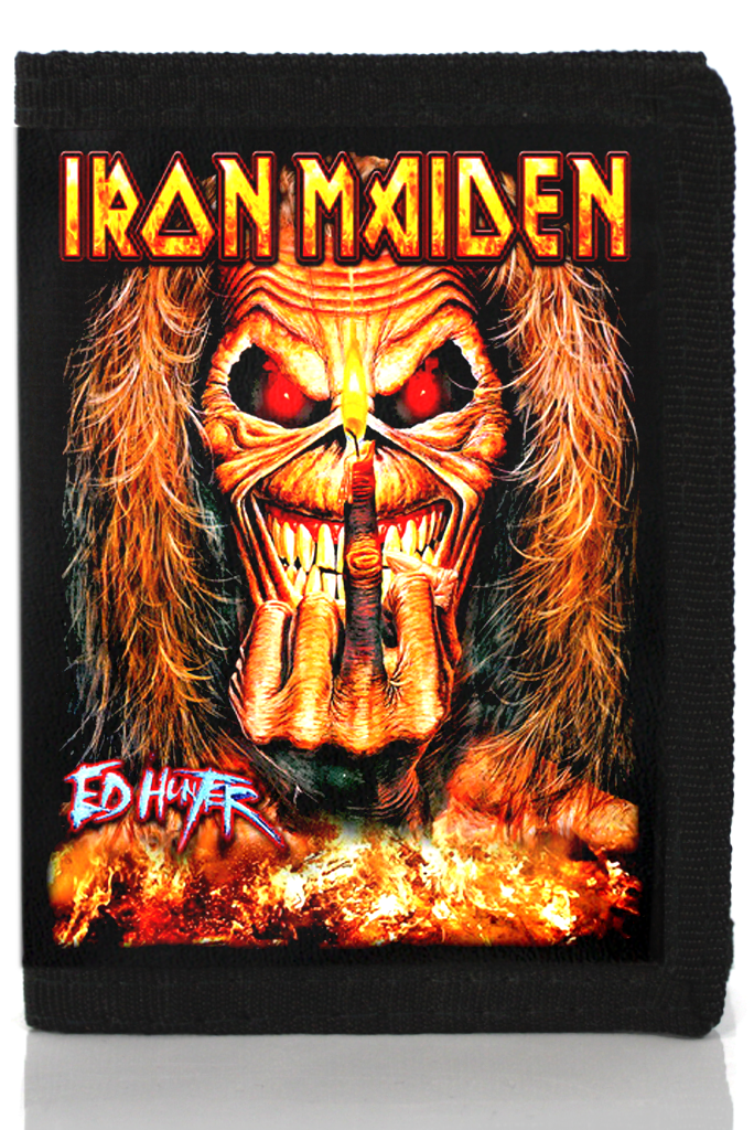 Кошелек Iron Maiden Ed hunter - фото 1 - rockbunker.ru